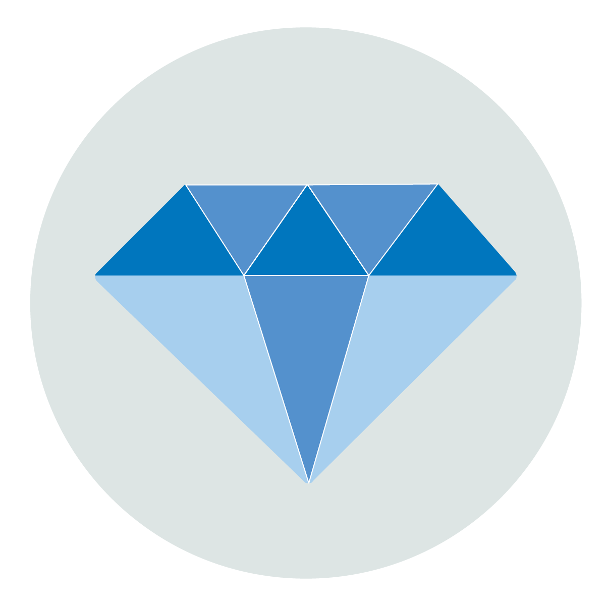 comprehensive coverage diamond shape